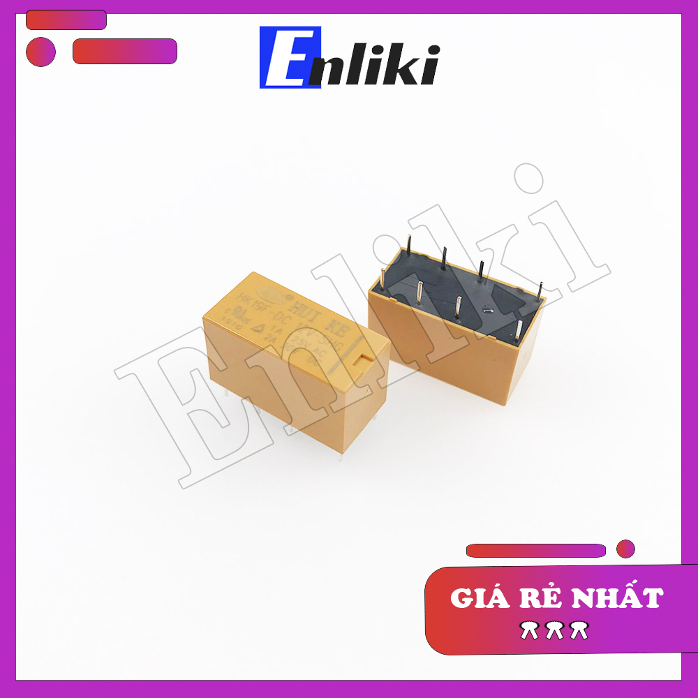 Relay 12v 2a hk19f-dc12v-shg 8 chân