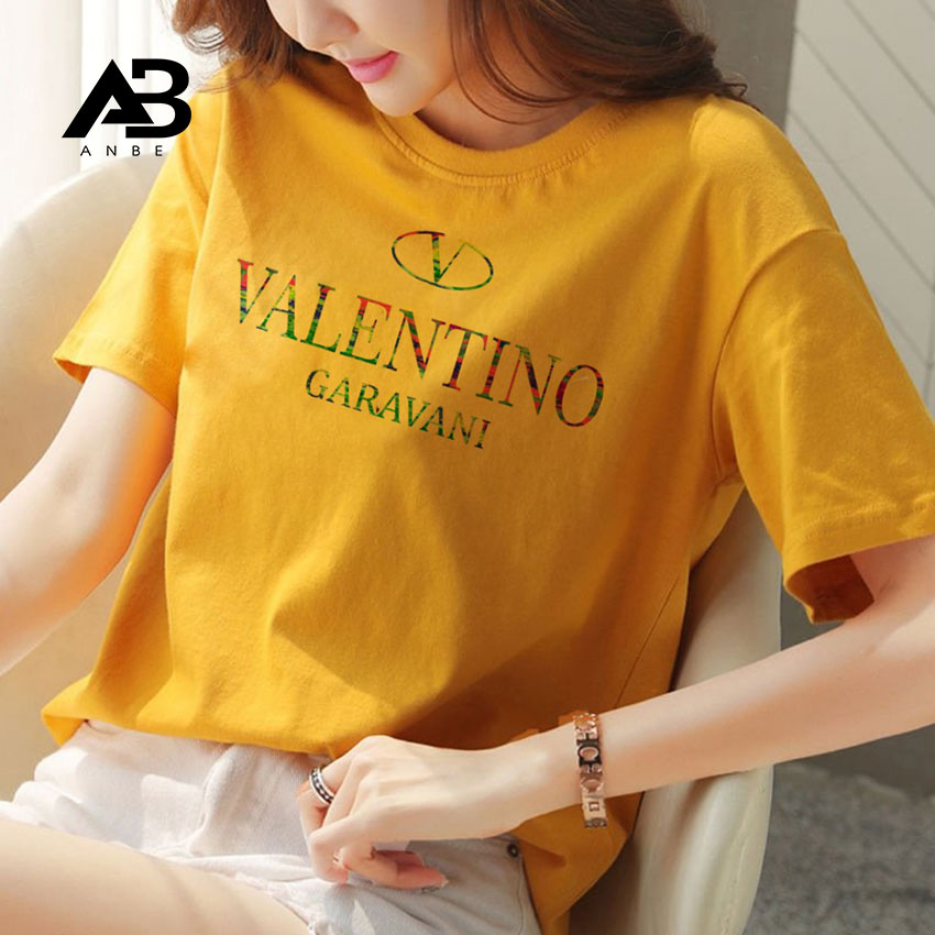 [GIÁ SỈ TOÀN QUỐC] Áo Thun Nữ From Rộng Tay Lỡ Giá Rẻ 10k In Hình Valentino Đẹp