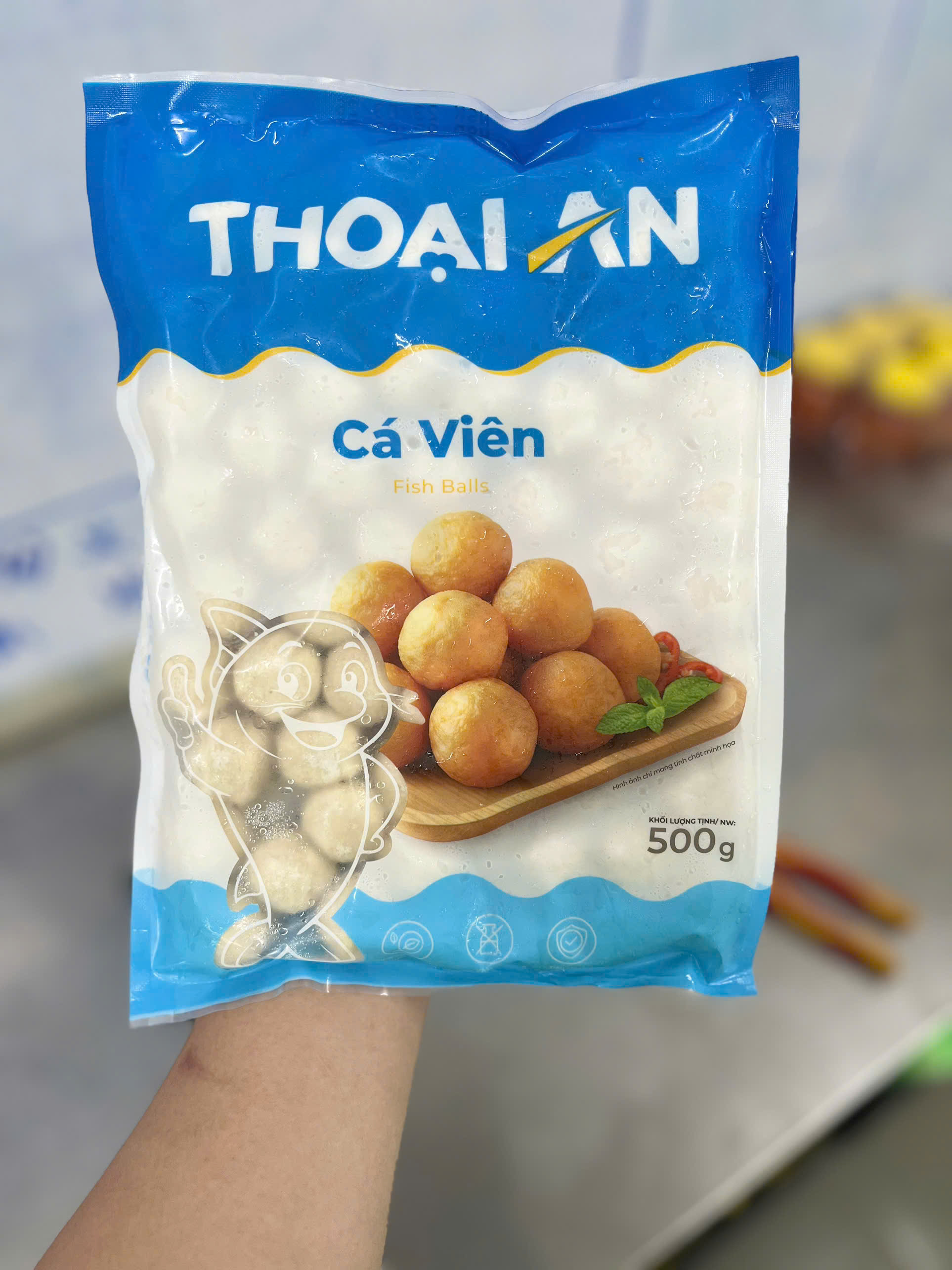 Cá viên Basa Anfish túi 500g (hoả tốc giao 2h tphcm)