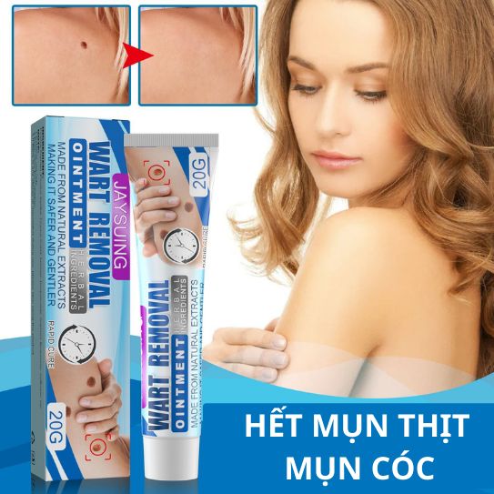 Kem bôi hết mụn thịt, mụn cóc, mụn nước và các vết thâm mụn nhanh chóng hiệu quả an toàn cho da