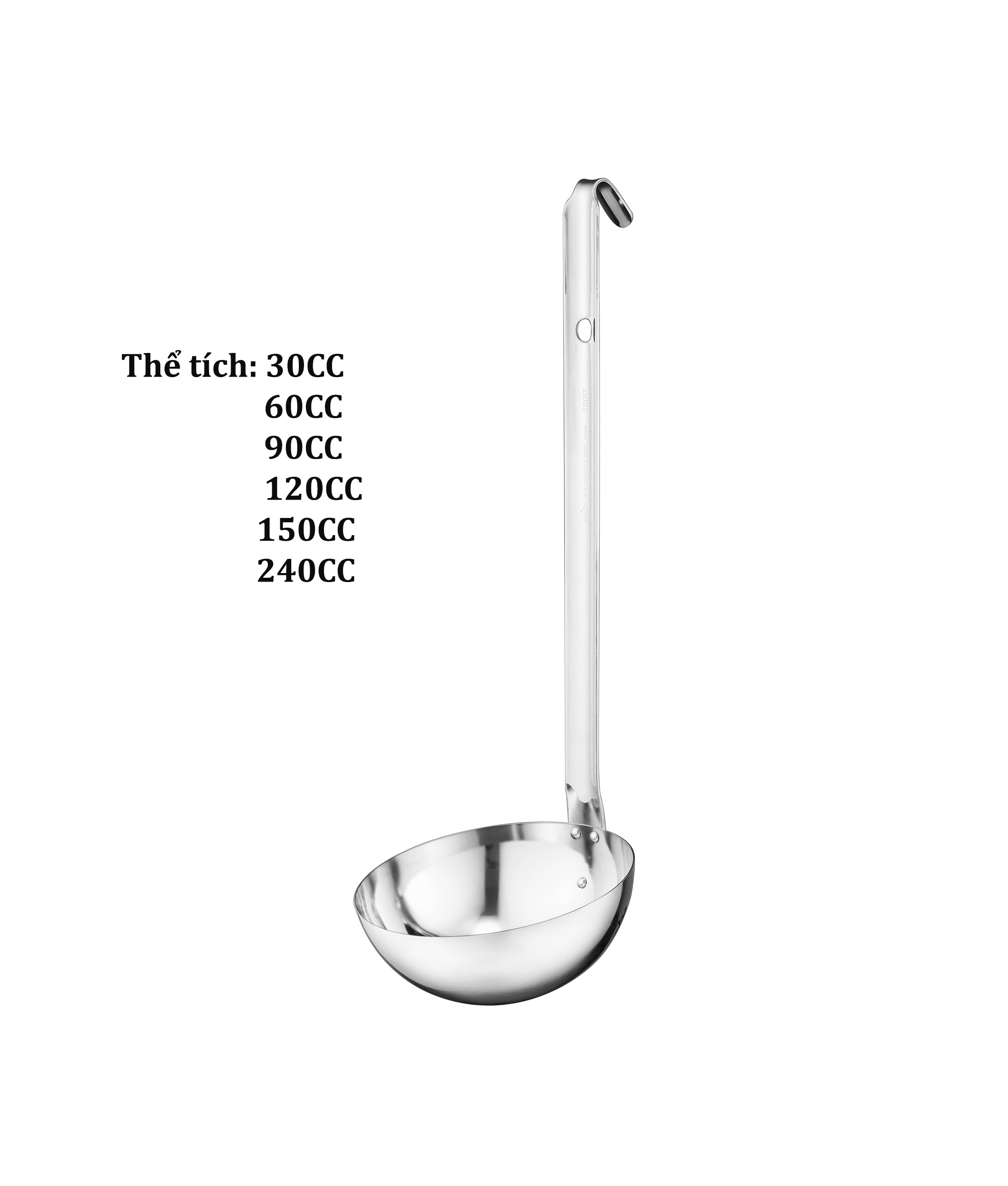 Muôi múc canh inox- 900cc