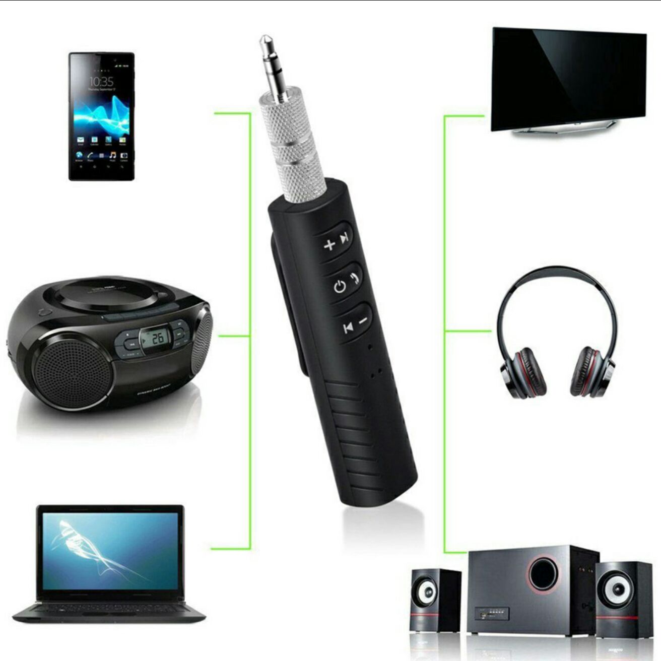 Bluetooth kết nối không dây. Hàng đã test trước khi gửi. Chính hãng chất lượng và đáng tiền.
