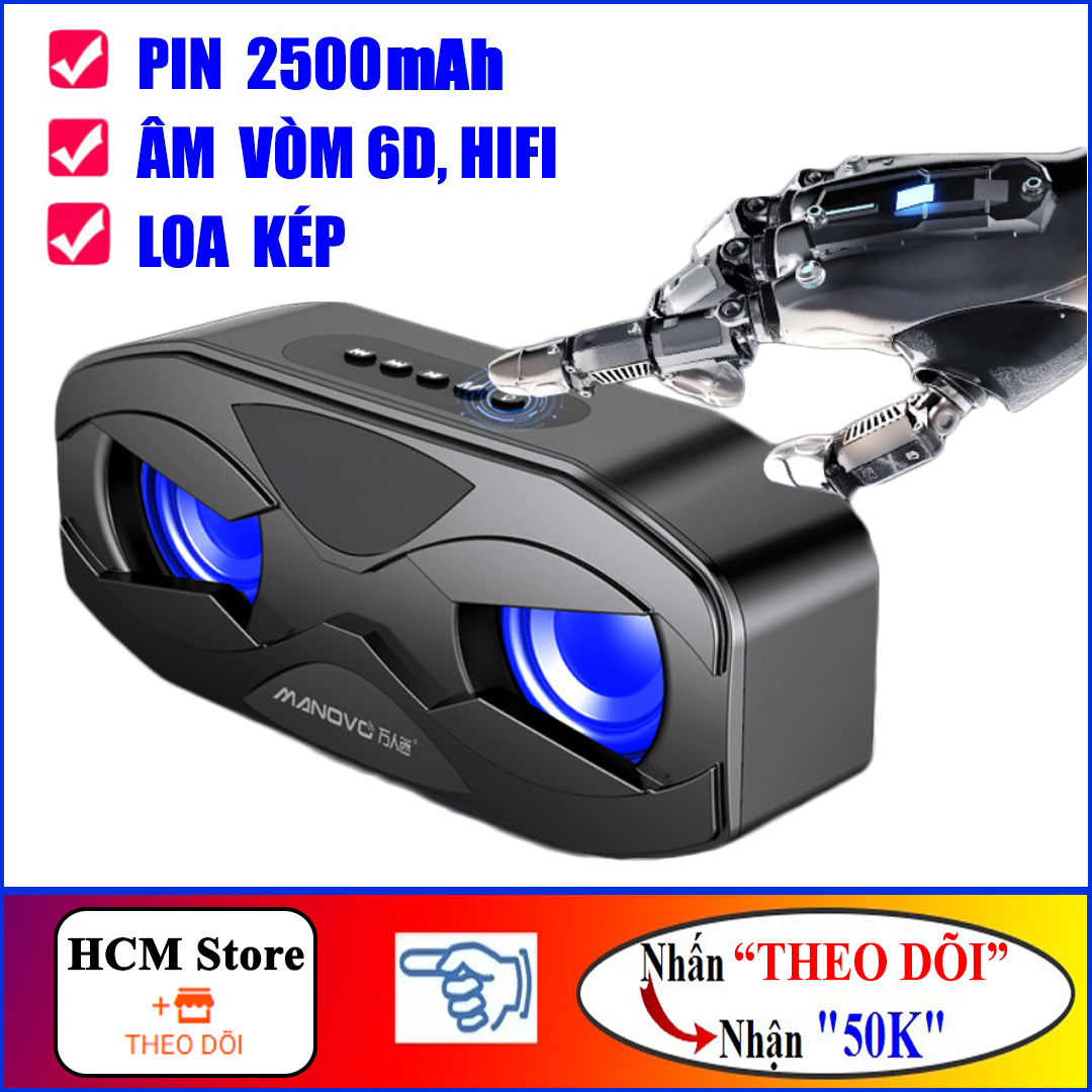 Loa SIÊU TRẦM M4 - Loa Blueooth Bass cực mạnh, Âm thanh HiFi, Pin 2500mAh
