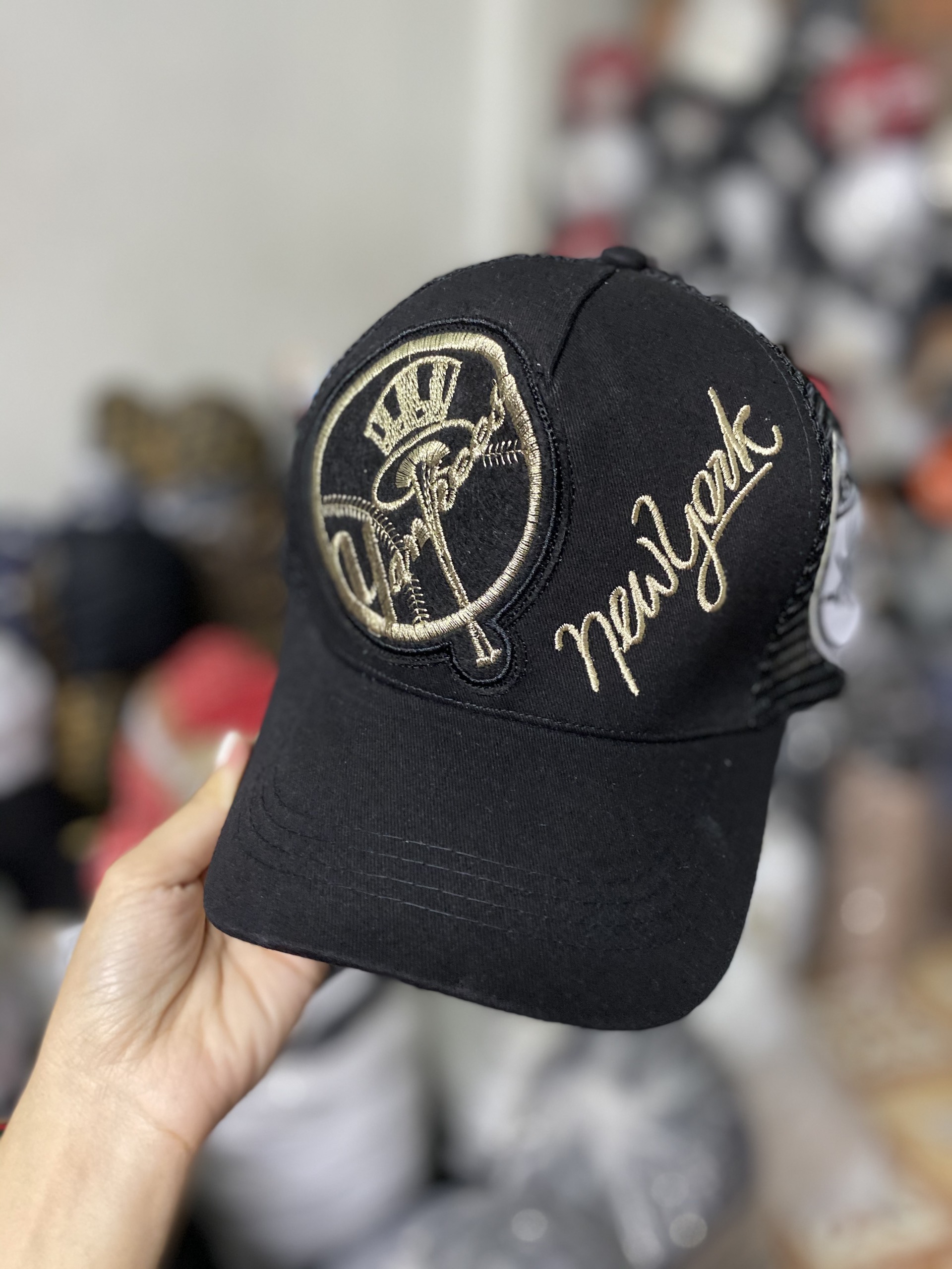 NÓN KẾT NY YANKESS NEWYORK PHỐI LƯỚI CAO CẤP SIÊU NGẦU - MŨ LƯỠI TRAI NAM NỮ SIÊU NGẦU