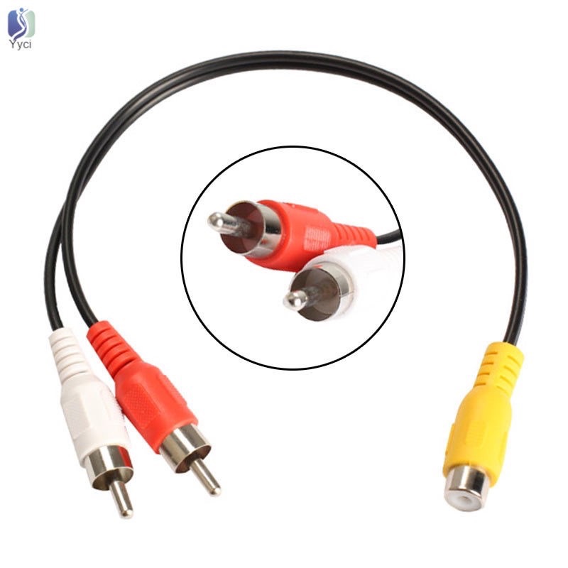Dây cáp chia cổng rca sang 2 cổng rca