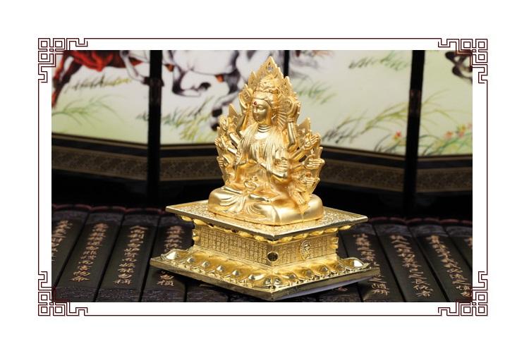 Tượng phật quan thế âm bồ tát để taplo trang trí xe oto