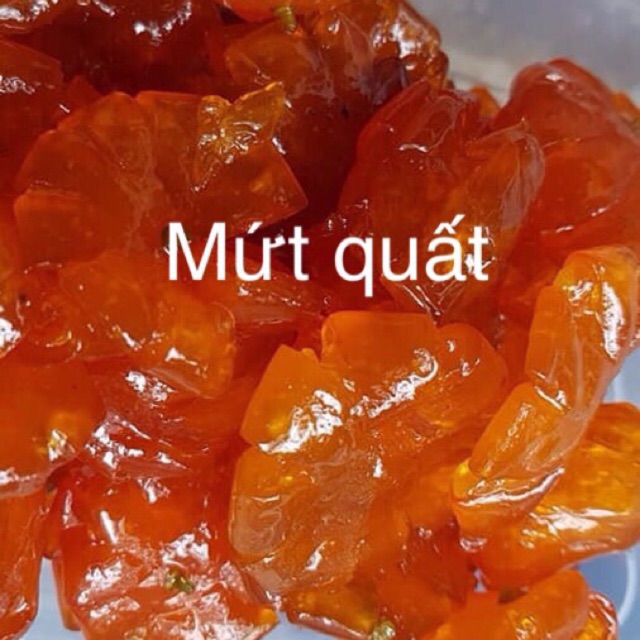 0.5Kg Mứt Quất Vàng Sấy Dẻo Chua Ngọt Hàng Loại 1