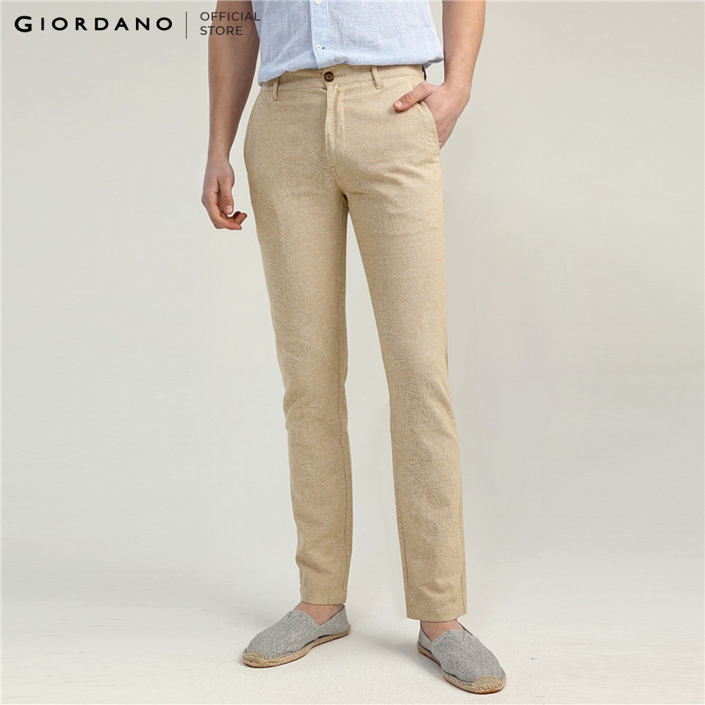 Quần Dài Linen Nam Giordano 01120218