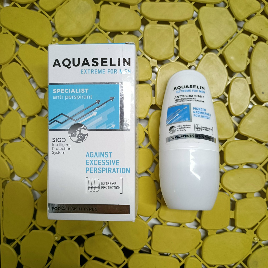 Lăn Khử Mùi cơ thể nam Balan 50ml aquaselin ngăn mùi cơ thể, hôi nách,khử mùi hôi cơ thể,ngăn mồ hôi nách