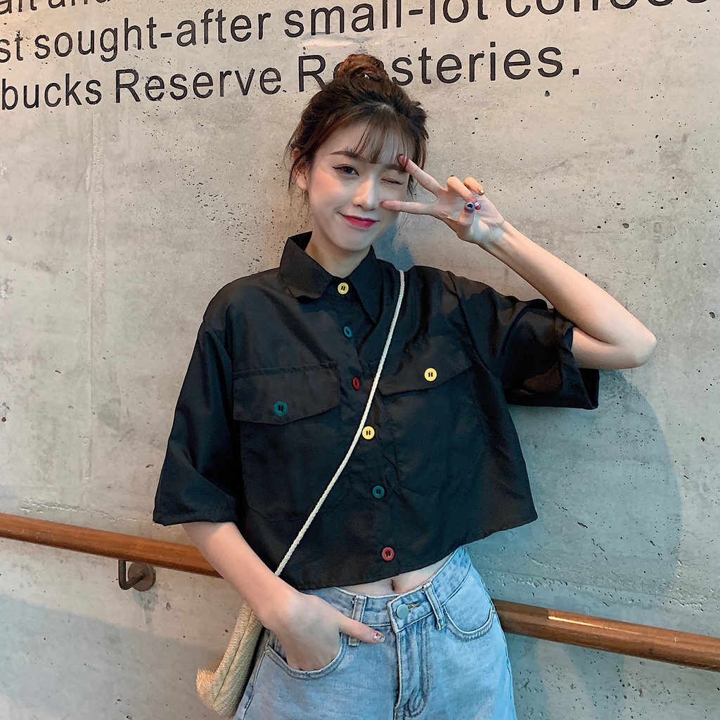 Chi tiết nhiều hơn 72 áo sơ mi croptop siêu đỉnh - trieuson5 Chi Tiết Nhiều Hơn 72 Áo Sơ Mi Croptop Siêu Đỉnh - Trieuson5