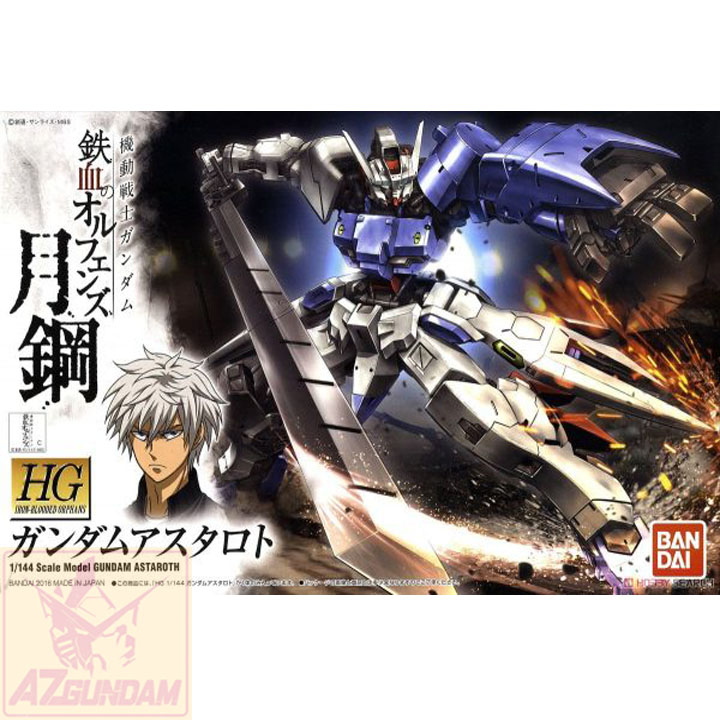 Đồ chơi lắp ráp mô hình gundam bandai anime nhật hg ibo gundam astaroth tỉ lệ 1/144 chính hãng