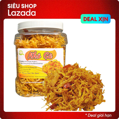 [HCM]500G KHÔ GÀ BƠ TỎI LOẠI 1 HIỆU TPS