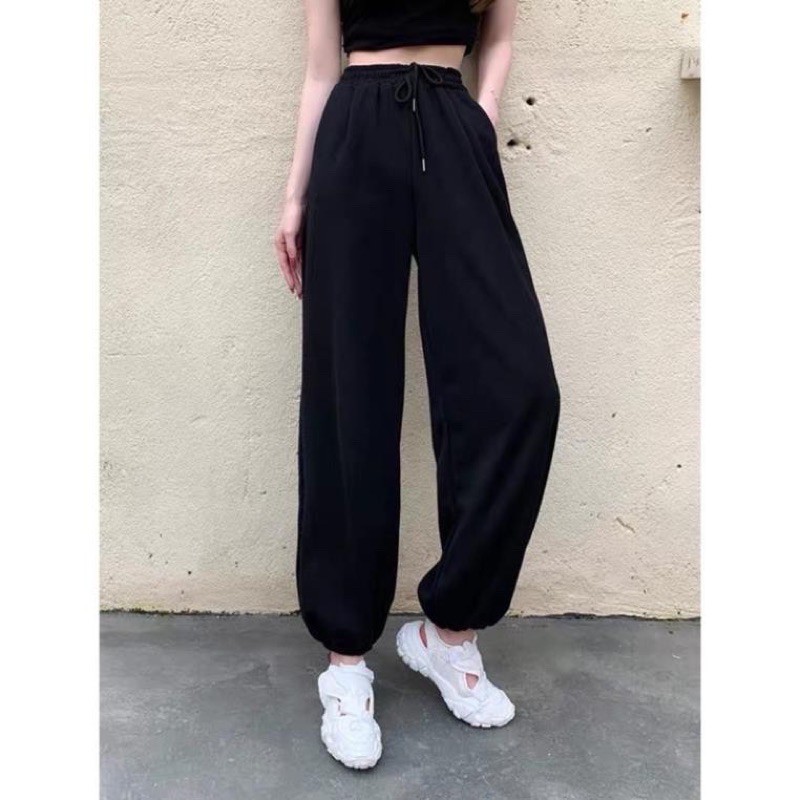 Quần jogger nữ -bom chất da cá chất đẹp hàng mới về