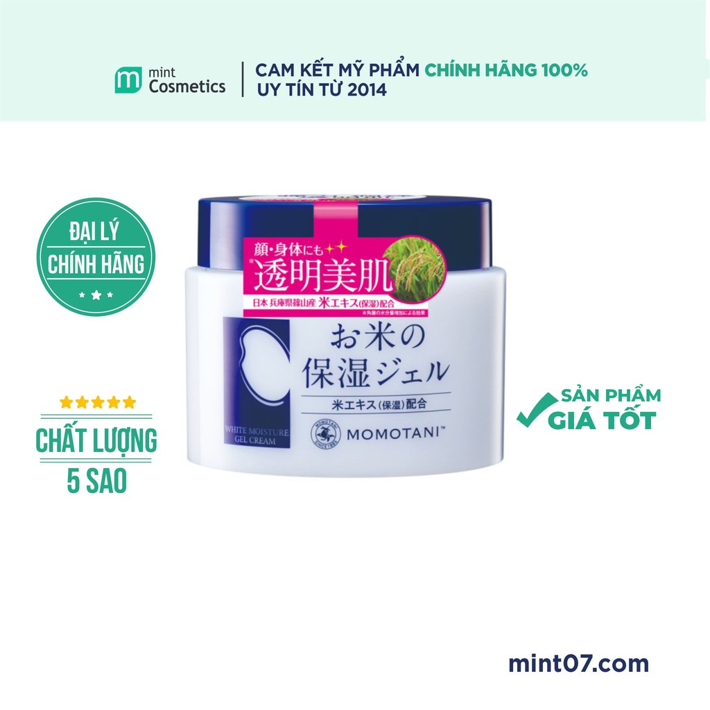 Kem Dưỡng Momotani White Moisture Gel Cream