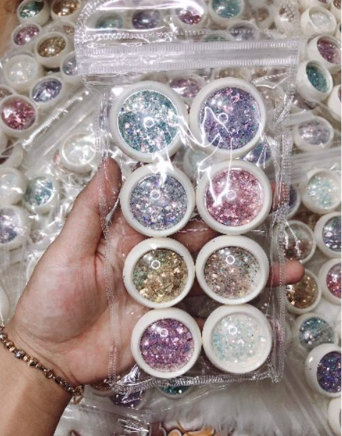 Sét nhũ vảy cá trang trí nail