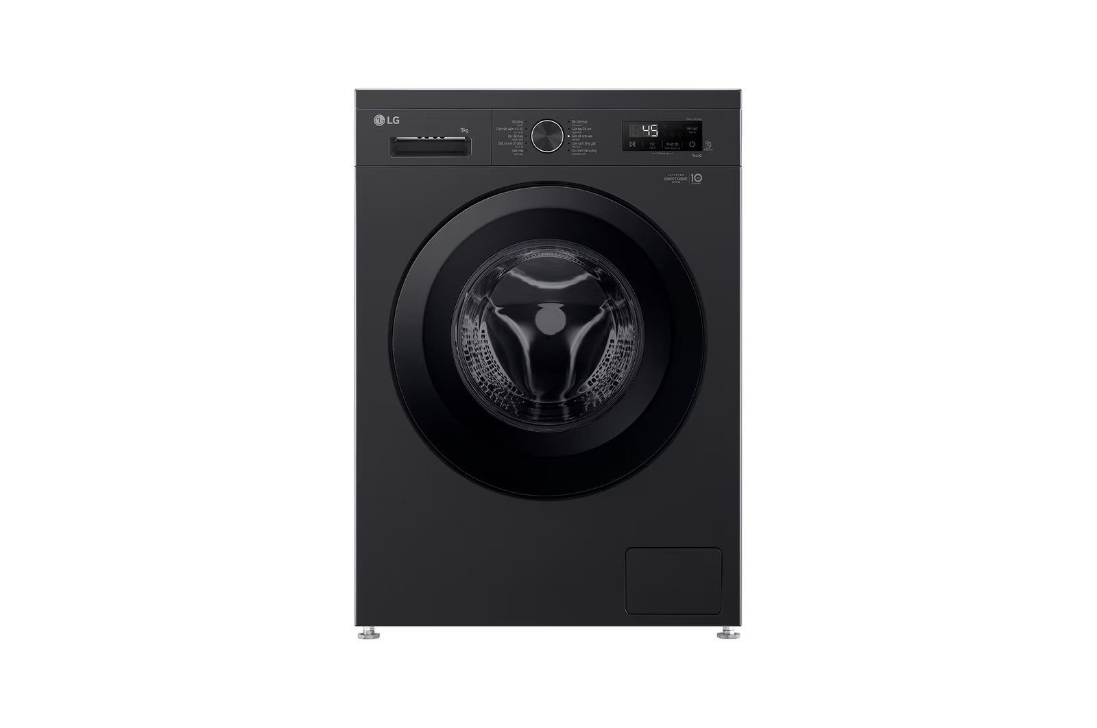 Máy giặt lồng ngang LG Inverter 9kg FB1209S6O màu đen bóng