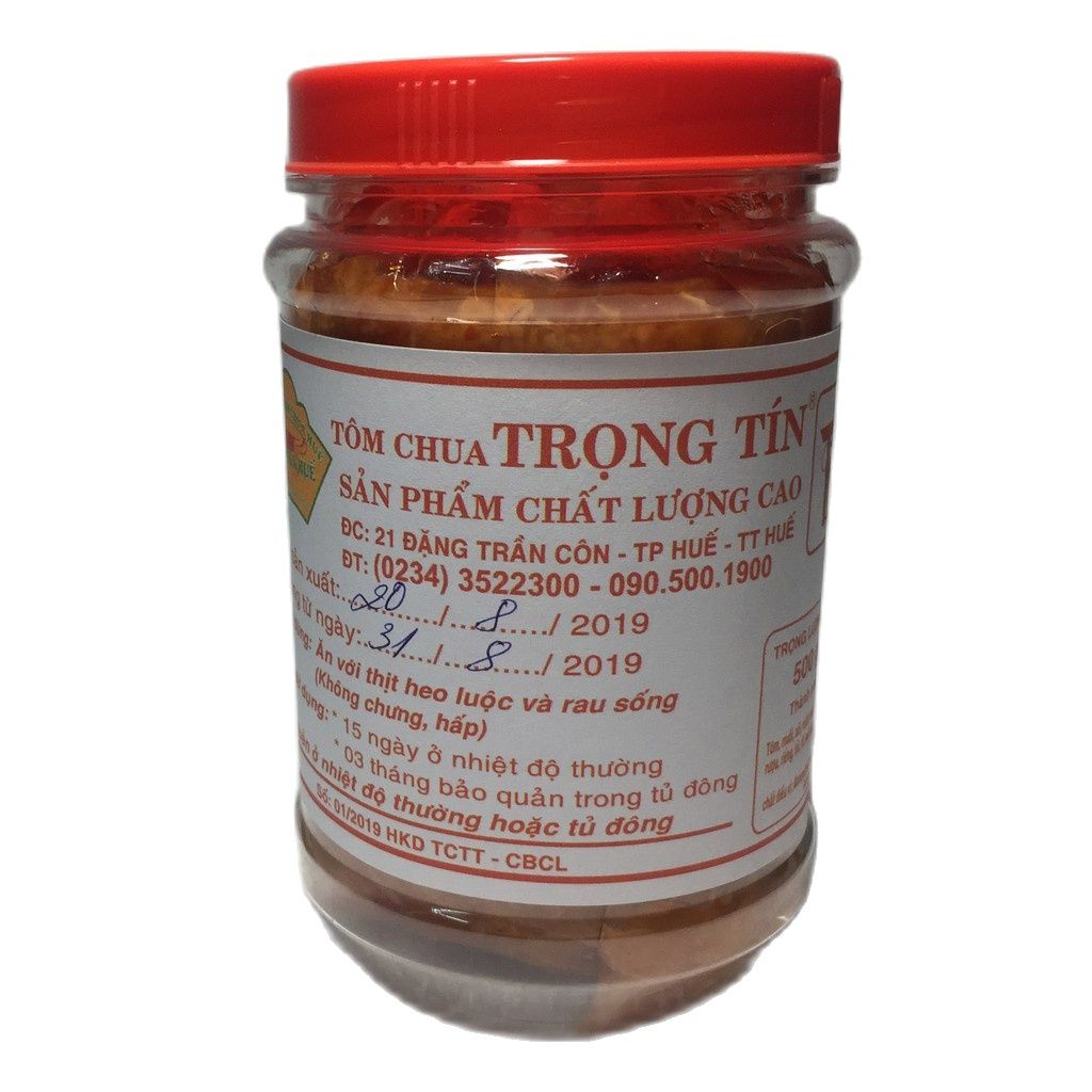 Tôm chua Huế loại đặc biệt 500gr - Tôm chua Trọng Tín