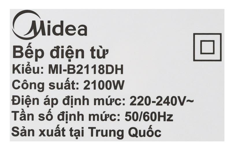 Bếp từ Midea MI-B2118DH