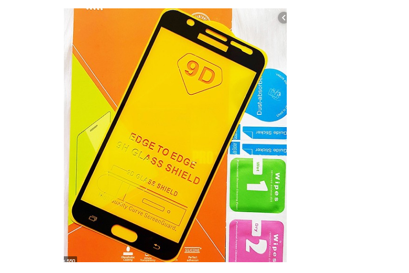 kính cường lực full keo full màn hình 9D cho Sam Sung galaxy J7 prime (đen)