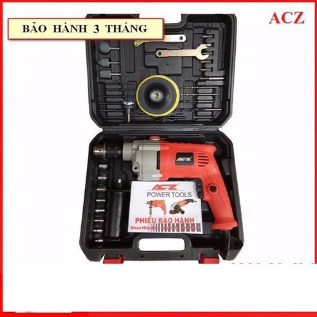 Máy khoan tường đa năng acz -máy khoan đa năng acz 6713 đầy đủ phụ kiện khoan mài và cắt