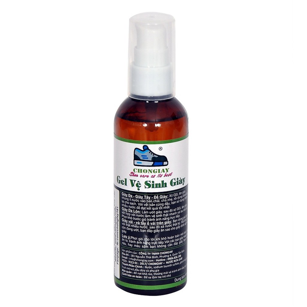 Gel vệ sinh giày sneaker, đậm đặc, siêu sạch, thơm mát, dễ sử dụng chongiay tại hà nội