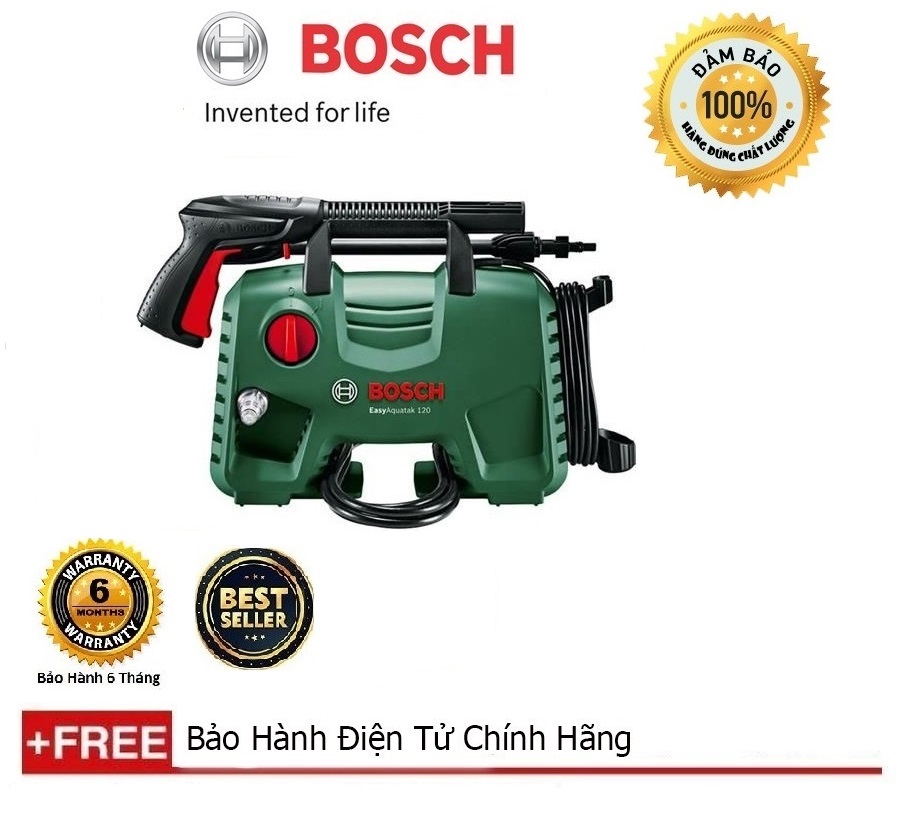 Máy xịt rửa cao áp bosch aqt 120