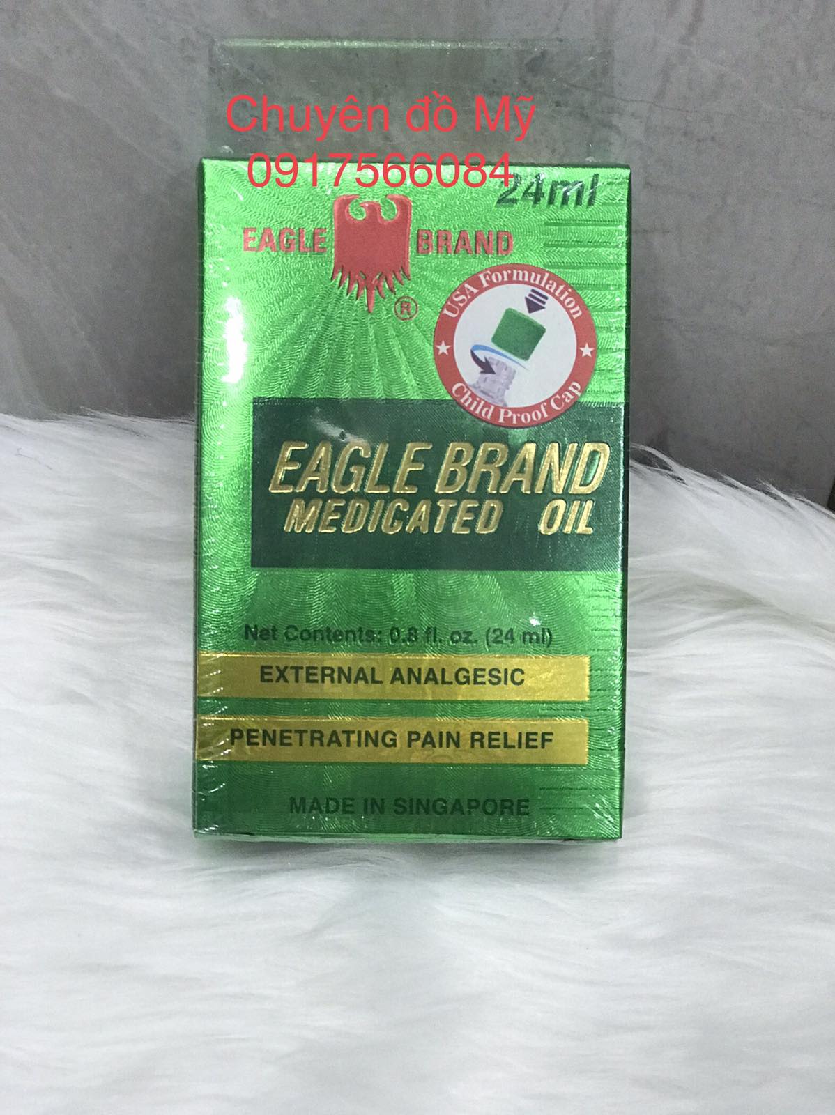 Date T5/2026_Dầu Gió xanh chính hãng 2 nắp của Mỹ 24ML