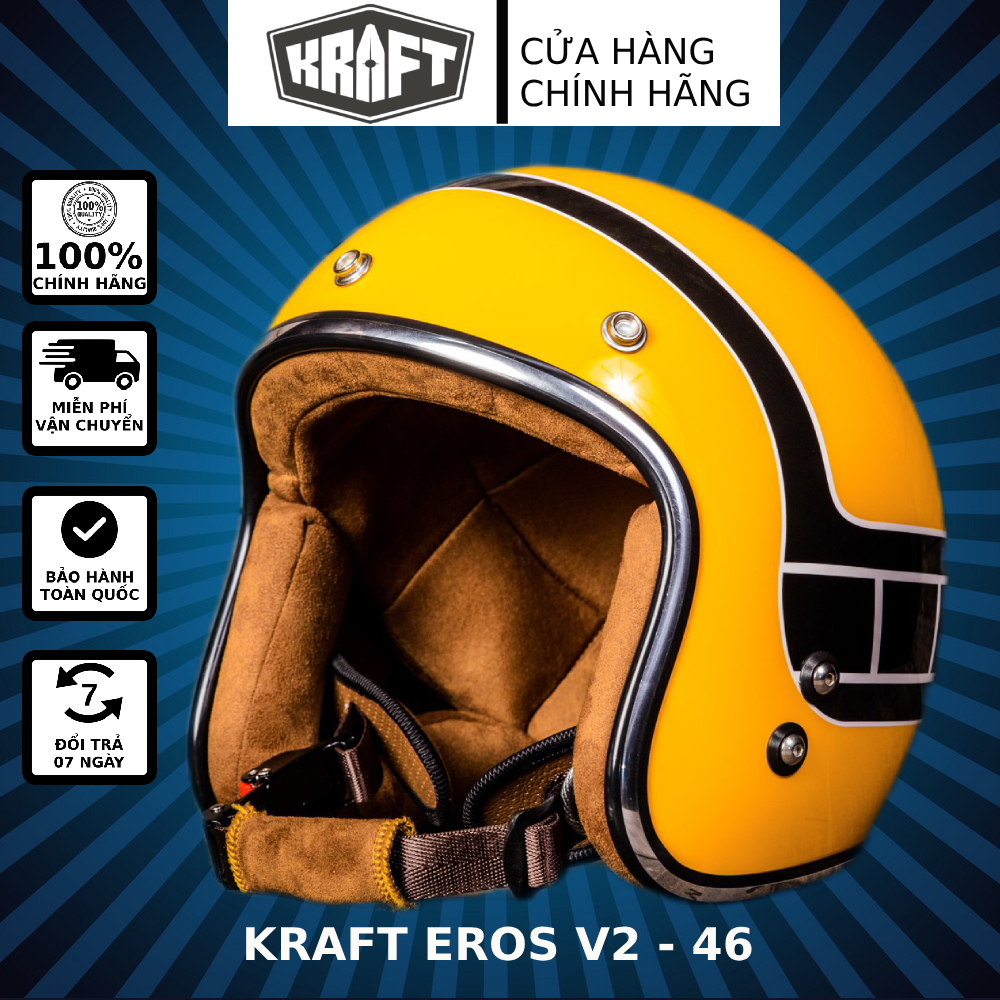 Mũ bảo hiểm KRAFT Eros V2 - 46