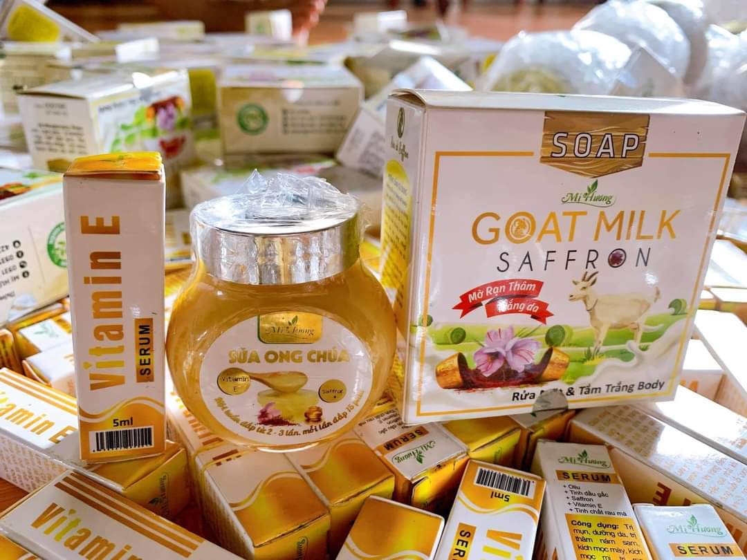 Combo dưỡng da soap xà phòng_serum_ mặt nạ sữa ong chúa giúp dưỡng da căng bóng, hạn chế mụn thâm