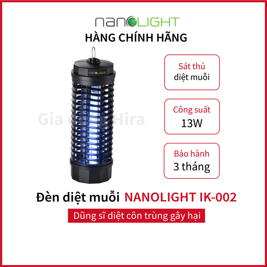 Đèn diệt muỗi và côn trùng Nanolight IK-002