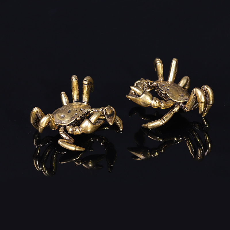 Tượng Phong Thủy Hình Con Cua (Kích Thước: 5.4cm x 4.9cm)