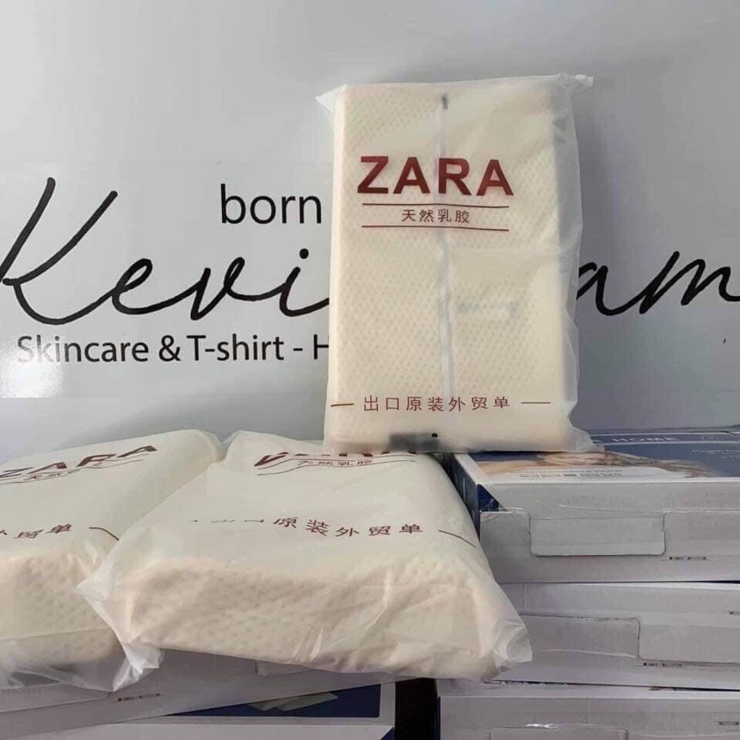 Gối cao su non ZARA HOME cao cấp chống ngáy ngủ, đau vai gáy
