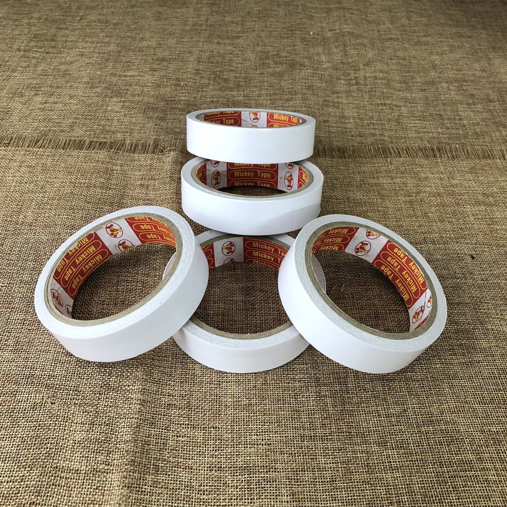 Băng dính 2 mặt các kích thước 1f - 1,5f - 2f - 2,5f - 5f - vpp diệp lạc