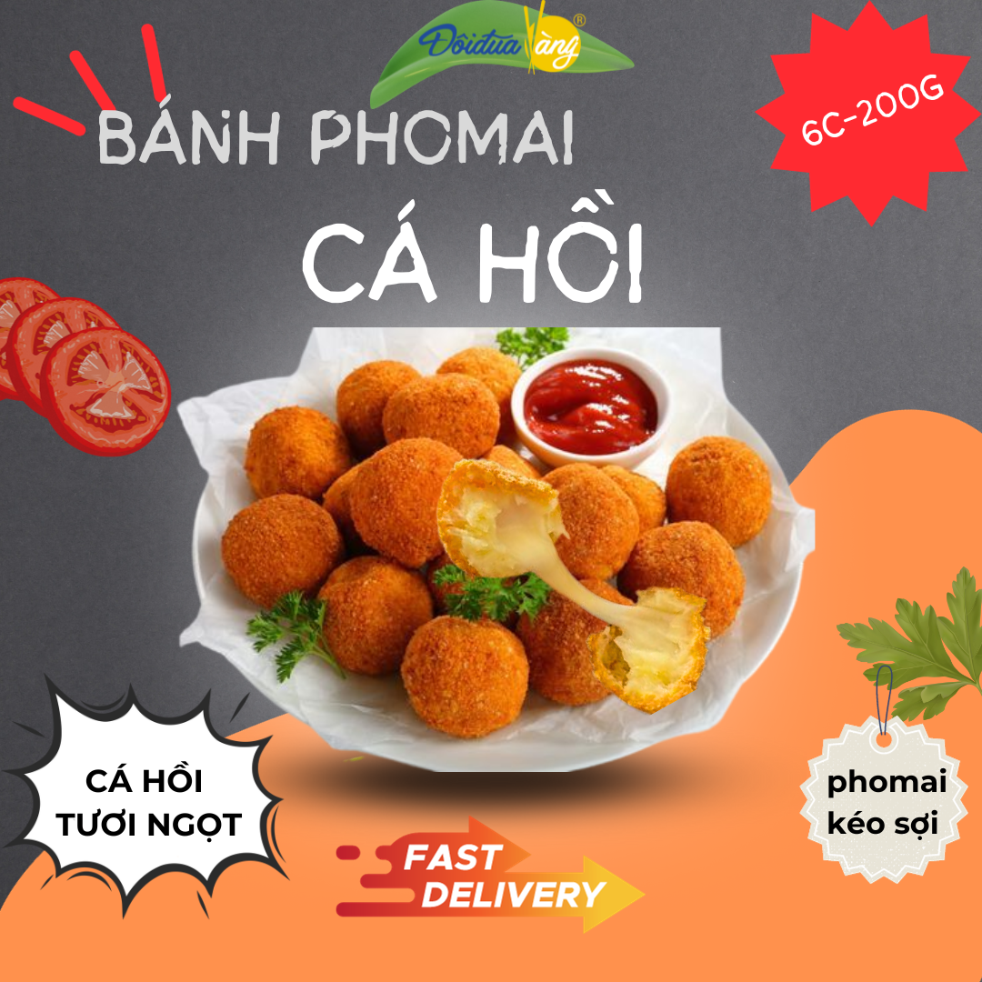 Sành ăn bánh phomai cá hồi 200g - doi dua vang
