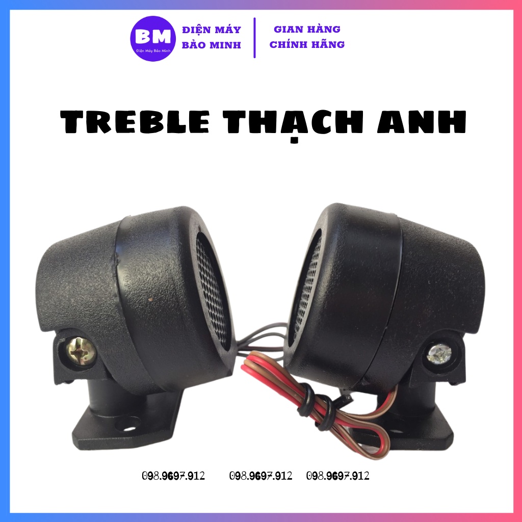 Bộ 2 loa tép rời - Loa siêu treble - Loa siêu treble mini tròn cho âm thanh leng keng tí tách rất vui tai