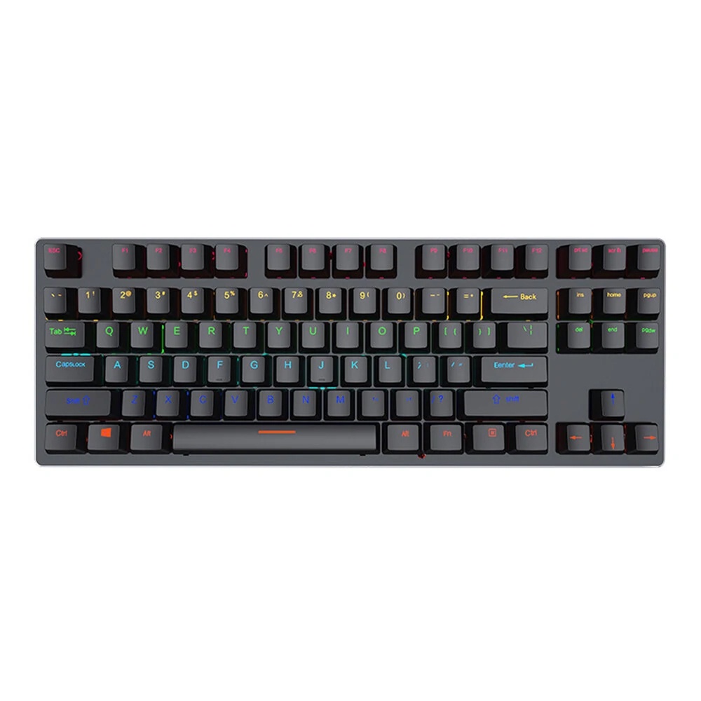 Bàn phím cơ Gaming Leaven K550 Blue Switch TKL 87 phím , LED Rainbow , chống nước