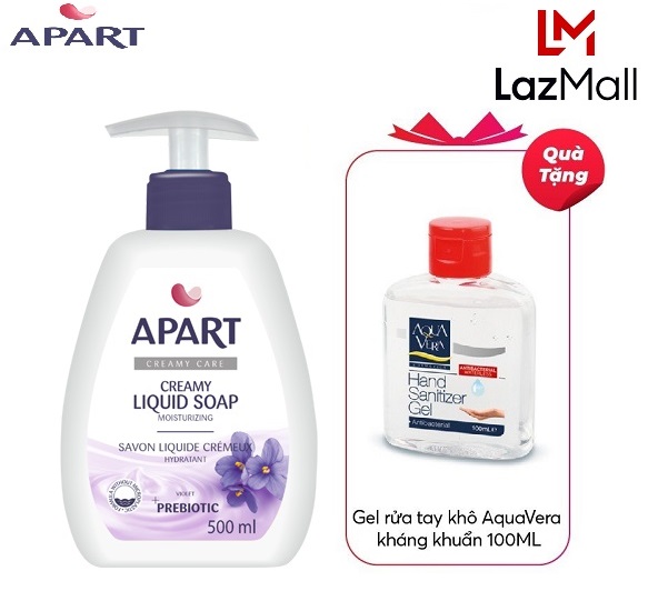 Nước rửa tay Apart dưỡng ẩm da chiết xuất hoa violet 500ML