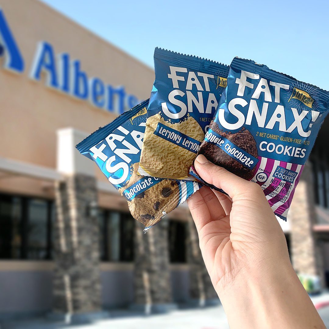 USA - KETO COOKIE Bánh Cookie Brownie ăn kiêng FAT SNAX - Diet Low Carb
