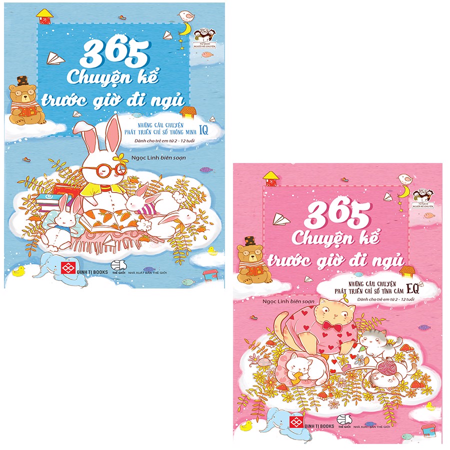 Combo 365 Chuyện kể trước giờ đi ngủ - Phát triển chỉ số IQ và EQ