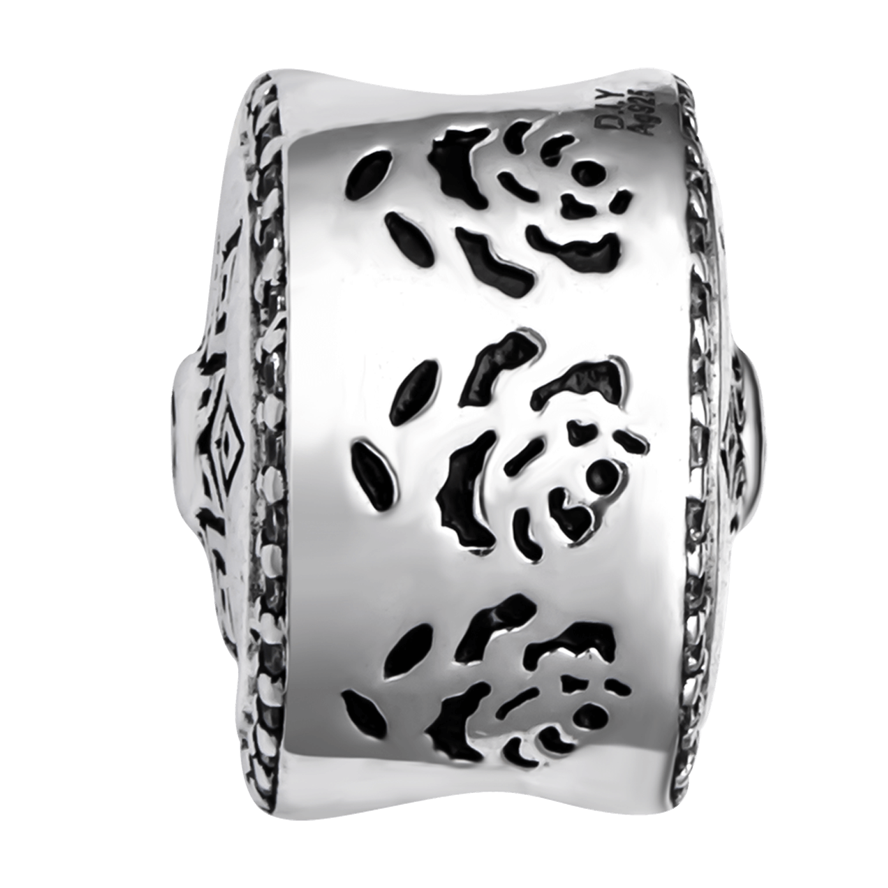 HẠT CHARM XỎ DIY PNJSILVER HÌNH DẸT TRÒN XMXMK060092