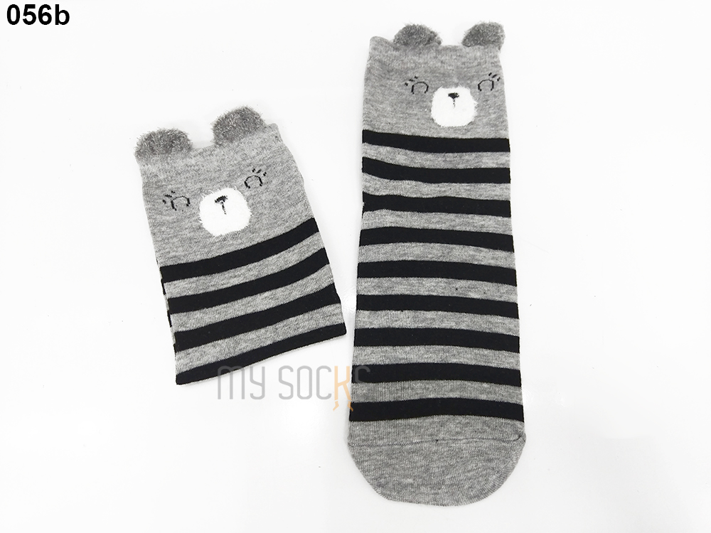Vớ nữ cotton hình thú 3D cao cổ