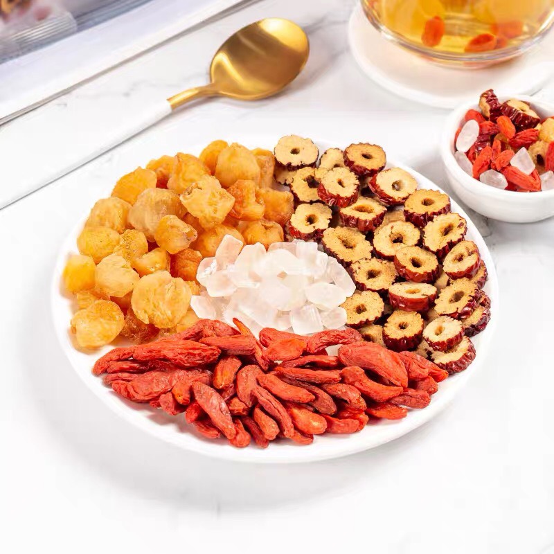 Trà Dưỡng Tâm (Táo Đỏ - Kỷ Tử - Long Nhãn) - Trà Hoa Natural Thảo Mộc