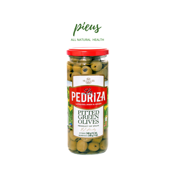 Quả Oliu xanh nguyên trái tách hạt | Green Pitted Olive La Pedriza