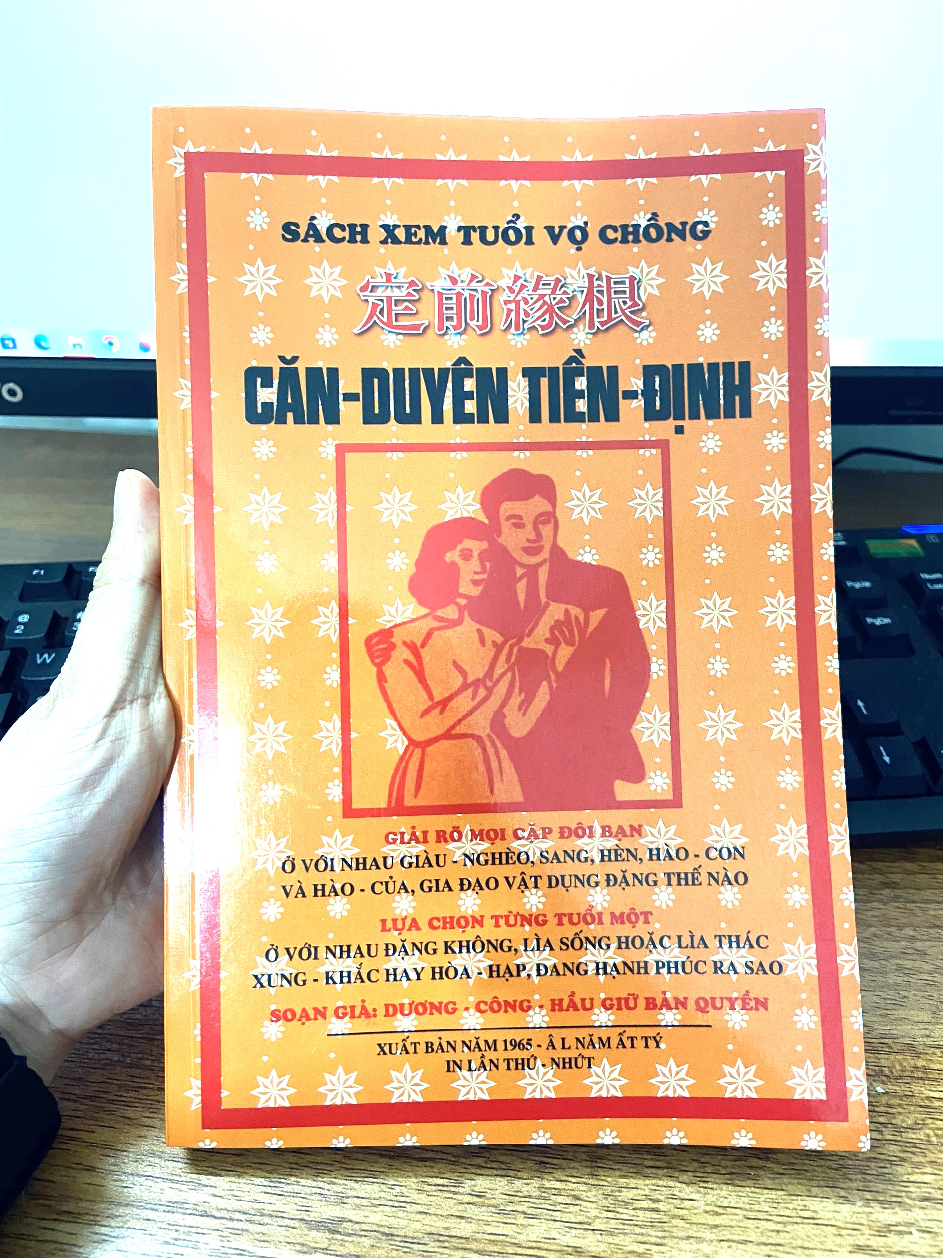 Sách - căn duyên tiền định - xem tuổi vợ chồng