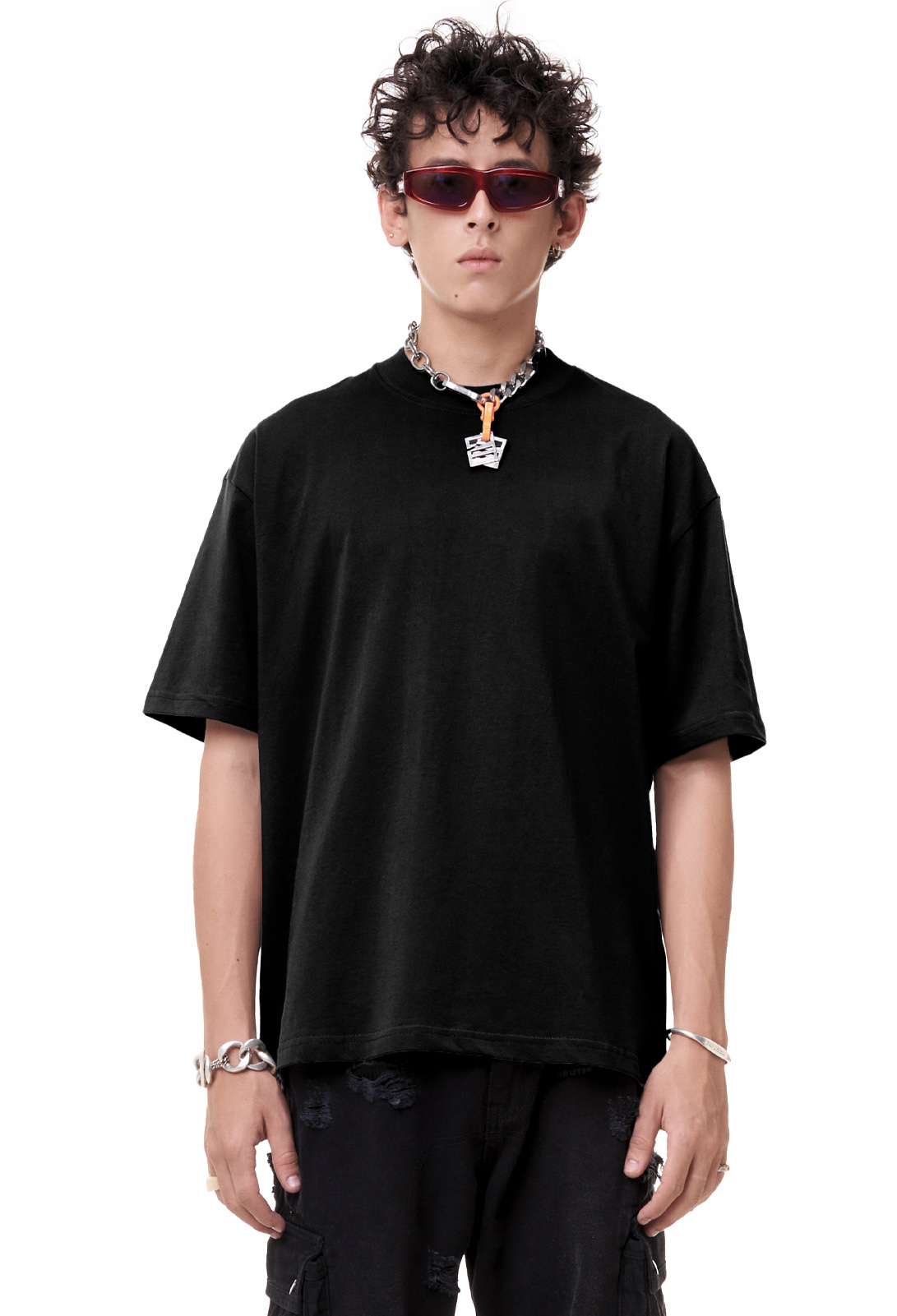 Áo thun trơn nam ngắn tay Beuter Blank Black T-Shirt