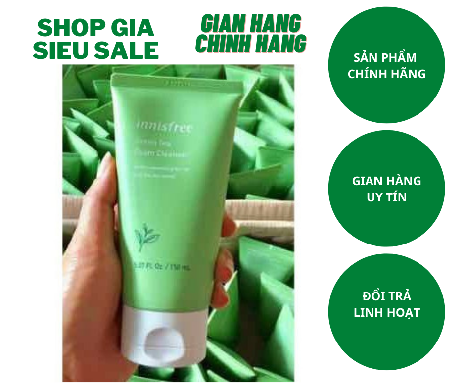 Sữa rửa mặt innisfre trà xanh 150ml