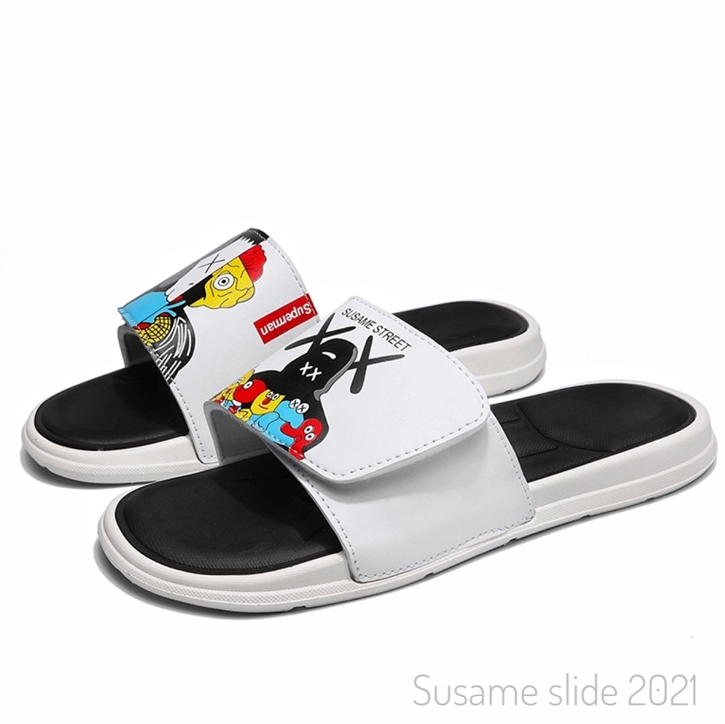 Dép Nam Nữ Susame Tyle - Dép Quai Ngang Xé Dán Couple