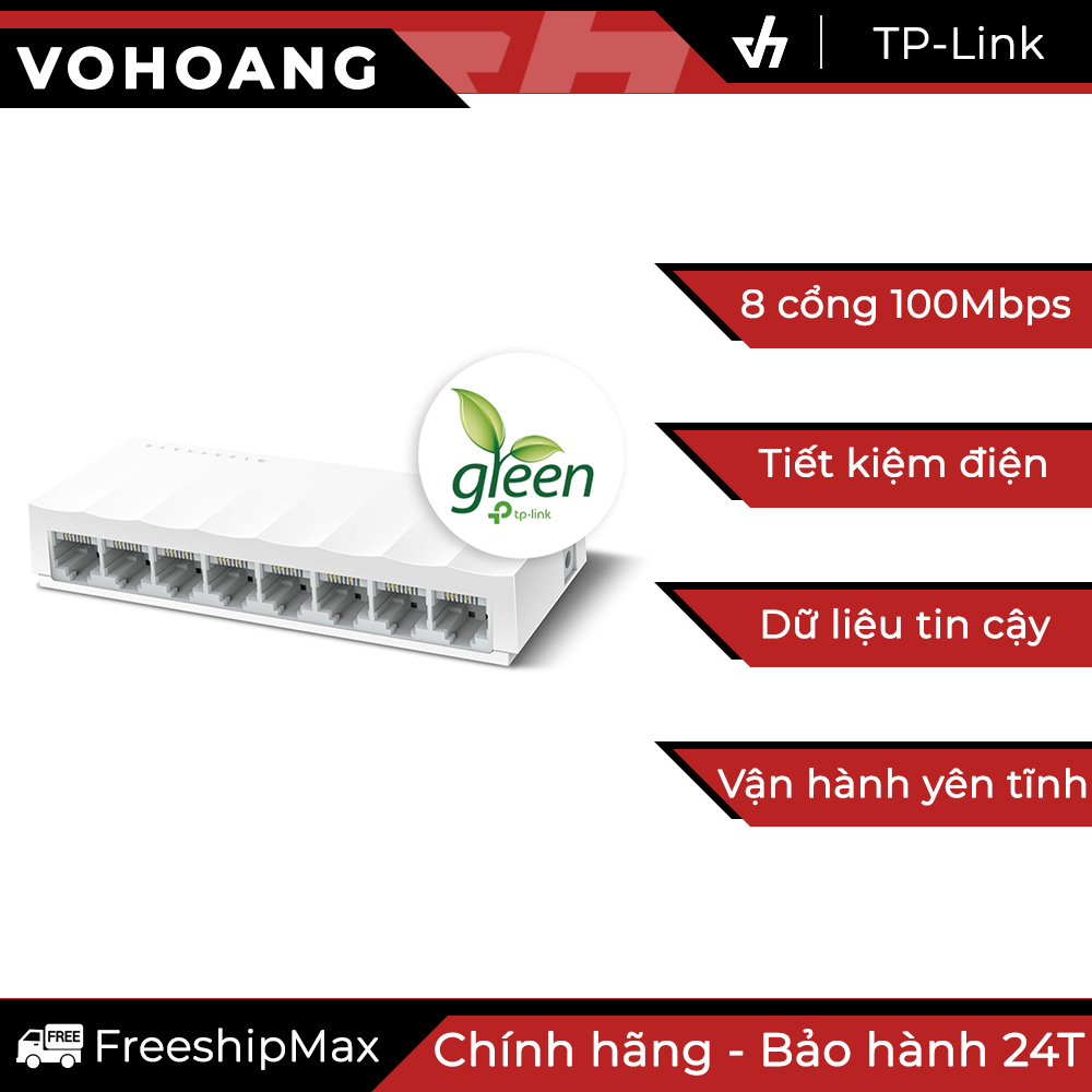 Switch chia mạng 8 cổng 10/100mbps tp-link ls1008