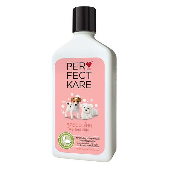 Dầu tắm chó,mèo con thái lan perfect kare cho chó con,da nhạy cảm 300ml