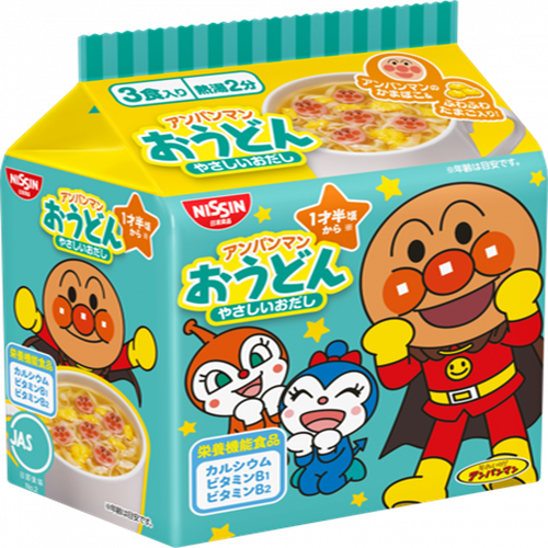 Nissin Udon Green Clown Instant Noodles 87g